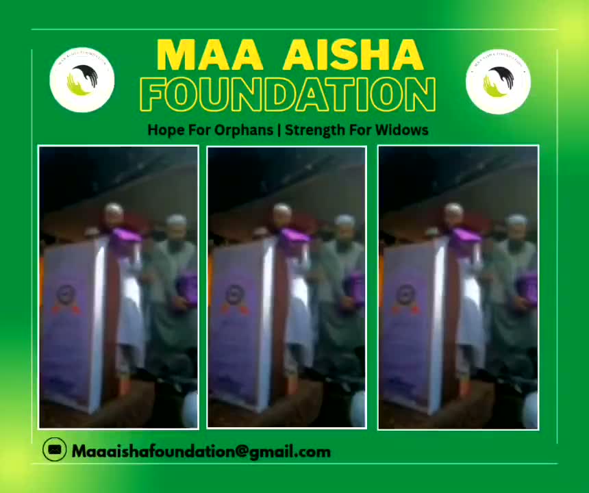 Maa Aisha Foundation contributing books and materials at a madrassa.